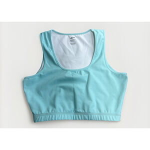 Lezat Mint Sports Bra Sz Large Non Toxic Recycled Material Athletic Top Yoga Gym